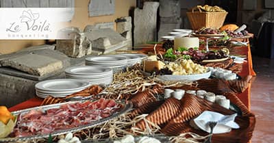 Catering biologico, vegetariano e vegano Le Voilà Banqueting